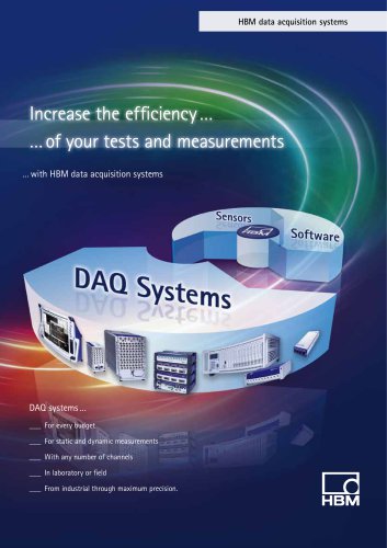 DAQ数据采集系统和测量放大器