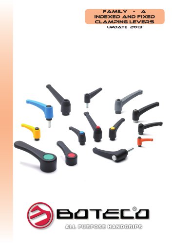 固定和夹紧杠杆塑料和钢